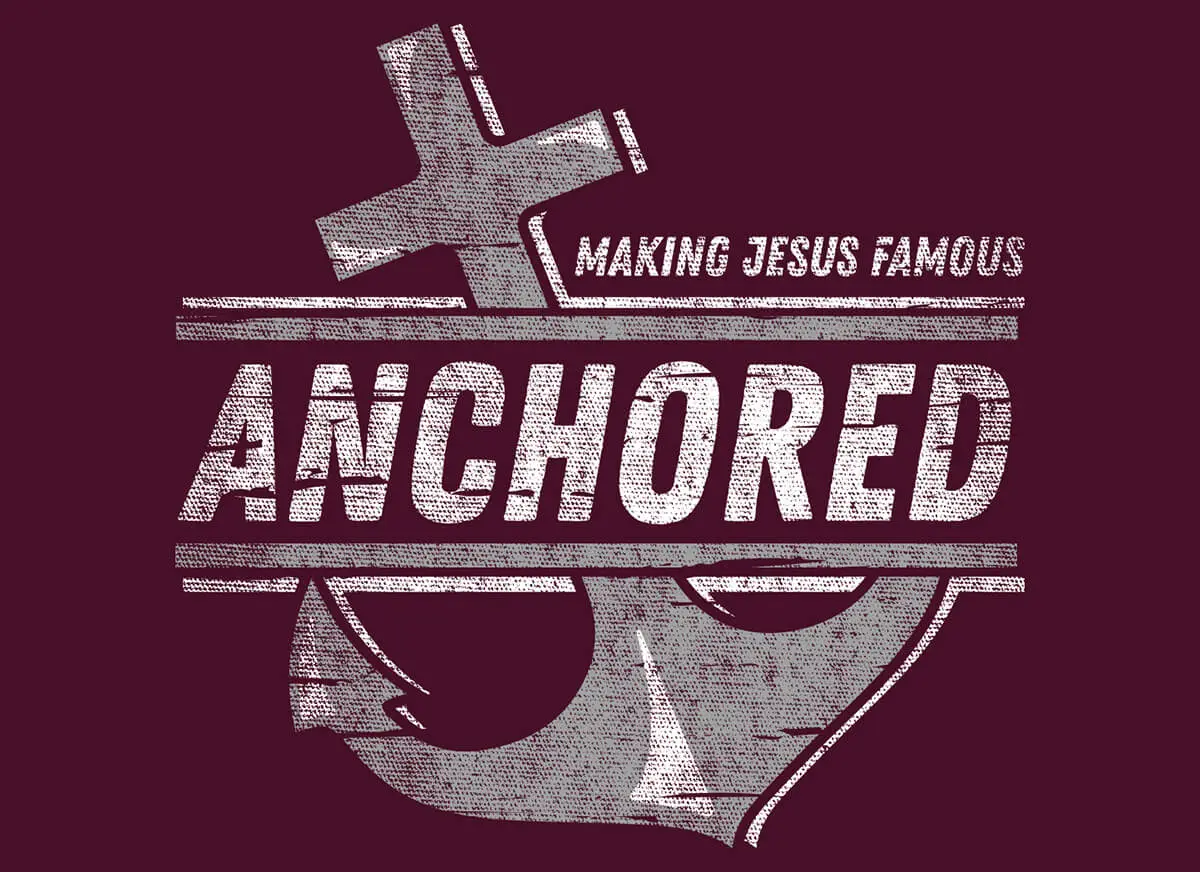 Anchored maroon First Baptist Church in Hereford, TX